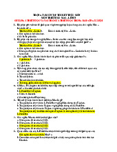 200 cau trac nghiem triet co dap an môn Triết học Mác Lênin