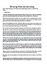 Đề cương Ôn Tập Môn Nhân học đại cương | Đại học Sư Phạm Hà Nội