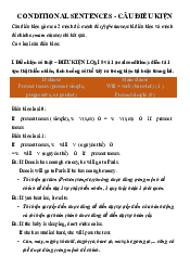 Conditional Sentences - English Practice | Trường Đại học Vinh