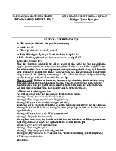 ĐỀ CƯƠNG CHI TIẾT MÔN HỌC | Trường Đại học Kinh Tế - Luật