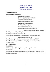 Đề ôn hè Văn 7 lên 8 - Đề 1