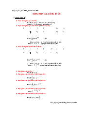 Tổng Hợp công thức - Tài chính doanh nghiệp | Đại học Lâm Nghiệp