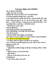 Đề cương môn Chủ nghĩa xã hội khoa học  - trường đại học kinh tế Quốc dân.