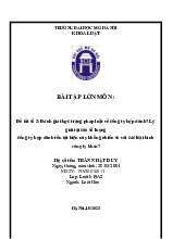 Đề tài số 3: Đánh giá thực trạng pháp luật về công ty hợp danh? Lý giải tại sao số lượng công ty hợp danh tồn tại hiện nay không nhiều so với các loại hìnhcông ty khác? môn Pháp luật đại cương | Trường đại học Mở Hà Nội