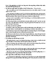 Đề cương ôn tập sinh di truyền môn Kỹ thuật di truyền | Trường Đại Học Tây Nguyên