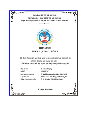 Phân tích quy luật quan hệ sản xuất phù hợp với trình độ phát triển của lực lượng sản xuất. Từ đó làm rõ vai trò của người lao động trong Cách mạng 4.0 - Triết học Mác Lenin| Đại học Kinh Tế Quốc Dân