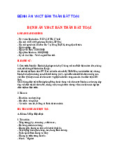 Bệnh án Y học cổ truyền Bán thân Bất toại | Đại học Y dược Huế