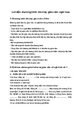 Lời dẫn chương trình chia tay giáo viên nghỉ hưu