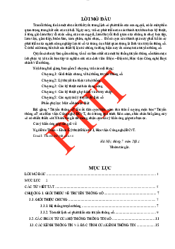 Bài giảng chi tiết môn Truyền thông số | Học viện Công nghệ Bưu chính Viễn thông