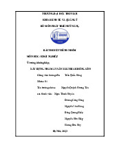 Bài thuyết trình nhóm Xây dựng nhà máy sản xuất bia không cồn môn Khởi nghiệp | Trường Đại học Thủy Lợi