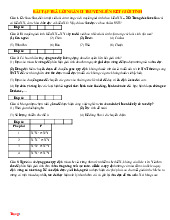 25 Bài Tập Trả Lời Ngắn Di Truyền Liên Kết Giới Tính Sinh 12 Giải Chi Tiết