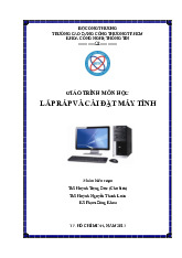 Giáo trình môn Lắp ráp và cài đặt máy tính | Trường Cao đẳng Công thương Thành phố Hồ Chí Minh