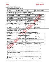 Tổng hợp đề tếng anh cơ bản 2: Đề 2 | Học viện tài chính