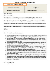 Bài tập thực hành số 1 làm quen với MS ACCESS môn Tin học  | Trường đại học kinh doanh và công nghệ Hà Nội