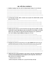 Kiểm tra kiến thức chương 3 môn thị trường chứng khoán