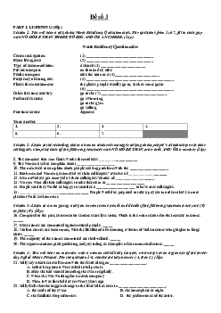 Đề luyện đội tuyển hsg dự thi tỉnh lớp 12 năm 2022 có đáp án - Đề số 3