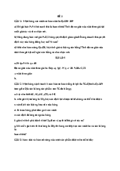 Bài tập ôn tập môn Kinh tế vi mô | Trường Đại học Tài nguyên và Môi trường Hà Nội