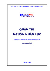 Giáo trình Quản trị nguồn nhân lực | Học viện Công nghệ Bưu Chính Viễn Thông