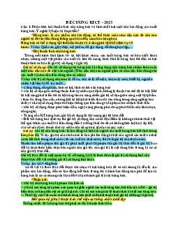 Đề cương chi tiết | Kinh Tế Chính Trị Mác - Lênin | Đại học Khoa học Xã hội và Nhân văn, Đại học Quốc gia Thành phố HCM
