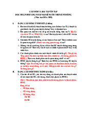 Câu hỏi và bài tập ôn tập môn Phương pháp nghiên cứu truyền thông | Học viện Phụ nữ Việt Nam