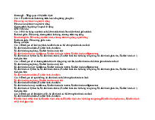 Bài tập trắc nghiệm Chương 1,2 môn Pháp luật đại cương | Trường đại học Mở Hà Nội