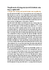 Thuyết minh về Lăng chủ tịch Hồ Chí Minh siêu hay, ý nghĩa nhất