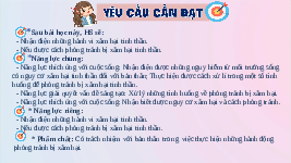 Giáo án điện tử Hoạt động trải nghiệm 4 Chủ đề 2 Chân trời sáng tạo: An toàn trong cuộc sống của em