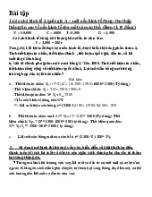 Bài tập chương 4 có đáp án - Môn Kinh tế vĩ mô - Đại Học Kinh Tế - Đại học Đà Nẵng