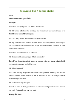 Giải Tiếng Anh 8 Unit 9: Getting Started | Kết nối tri thức