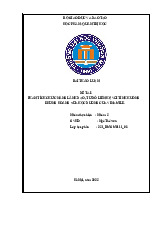 Phân tích chức năng lãnh đạo, từ đó liên hệ tới tình huống khủng hoảng sữa học đường của vinamilk | Bài thảo luận quản trị học