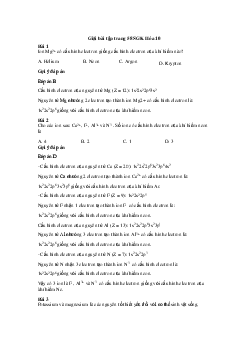 Hóa học 10 Bài 9: Liên kết ion sách Chân Trời Sáng Tạo