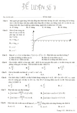 ĐỀ LUYỆN THÊM SỐ 7