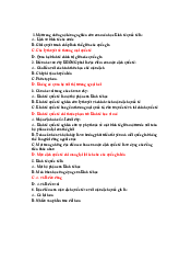 Tài liệu ôn tập cuối học phần - Quản trị kinh doanh | Đại học Văn Lang