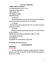 Các dạng bài tập logic học hình thức | Đại Học Nội Vụ Hà Nội