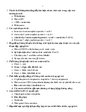 100 câu trắc nghiệm hóa dược 1 I Đại học Y Hà Nội