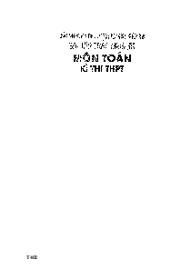 Các phương pháp tìm nhanh đáp án bài tập trắc nghiệm môn Toán kỳ thi THPT – Lê Hồng Đức