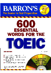 600 Essential Words for the TOEIC Test | Trường Đại học Ngoại Thương