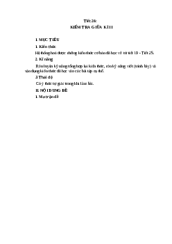 Đề thi giữa học kì 2 môn Công nghệ 6 năm 2023 - 2024 sách Cánh diều | Đề 2