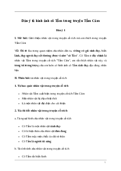 Tả hình ảnh cô Tấm trong truyện Tấm Cám | Tập làm văn lớp 5