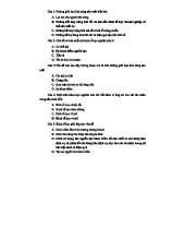 Chương 1 - Tài liệu ôn tập kinh tế học vĩ mô (Kinh tế học cơ bản)