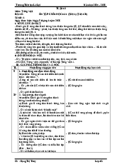 Giáo án Tiếng Việt 4 Tuần 18 - CD