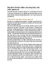 Quy định về trách nhiệm của công chức, viên chức ngành y tế