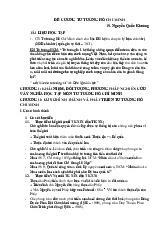 Đề cương môn Tư tưởng Hồ chí minh - Trường Đại học lao động -  xã hội.
