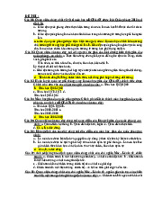 Đề thi Môn Giáo dục quốc phòng an ninh | Đại học Thủ đô Hà Nội