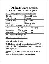 Hướng Dẫn Thí Nghiệm Công Nghệ Vật Liệu | Môn Cơ sở khoa học và công nghệ vật liệu - Đại học Sư phạm Kỹ thuật Thành phố Hồ Chí Minh
