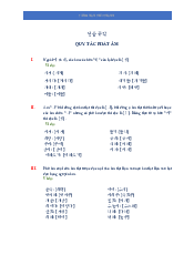 Quy tắc phát âm - Hàn Quốc Học | Trường Đại học Ngoại ngữ, Đại học Quốc gia Hà Nội