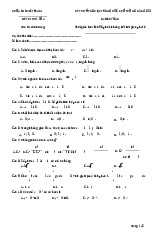 Kỳ thi tốt nghiệp THPT năm 2023 đề số 4 bài thi Toán | Học viện Hành chính Quốc gia