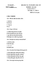 Đề thi học kỳ 1 môn Toán lớp 10 năm học 2024 - 2025 - Đề số 1 | Bộ sách Chân trời sáng tạo