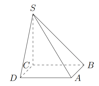 Cho hình chóp S.ABCD  (ảnh 1)