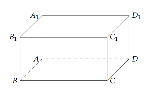 Cho hình hộp. Tìm khẳng định đúng (ảnh 1)